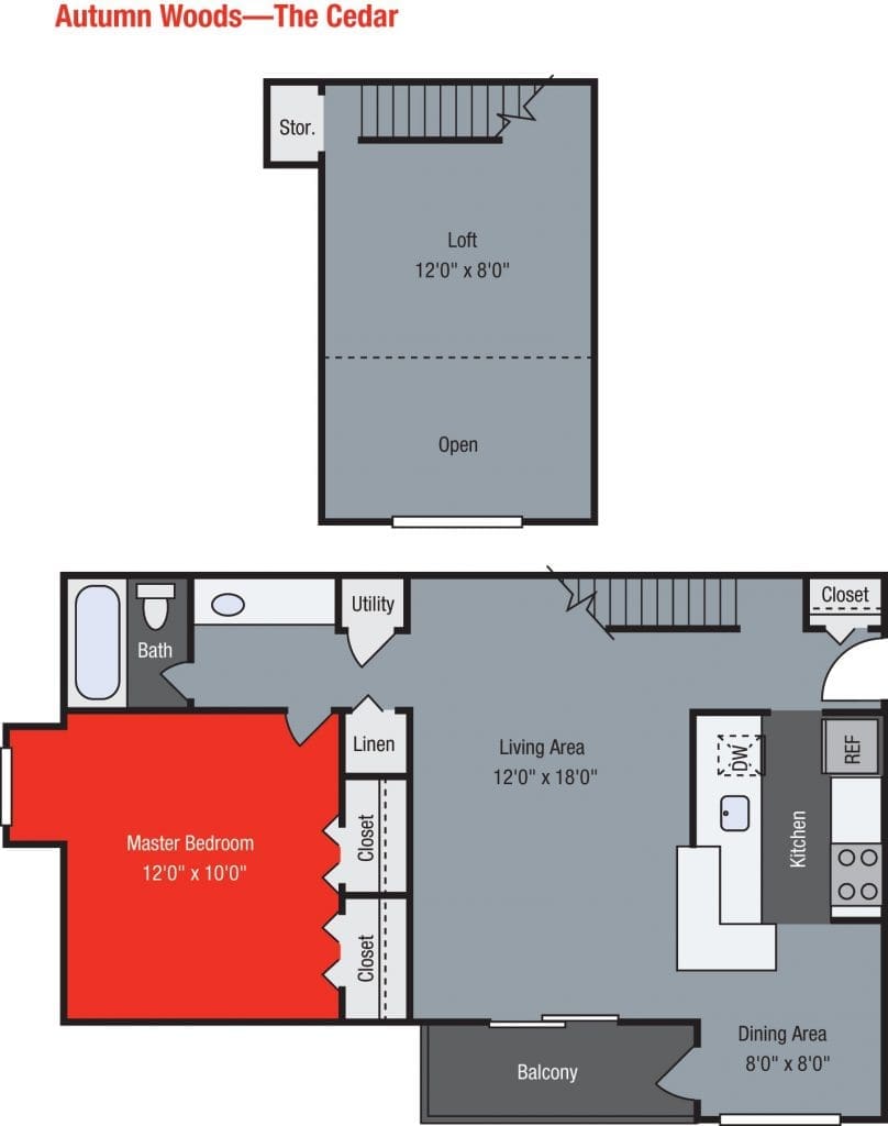 Apartments For Rent TGM Autumn Woods - Cedar 