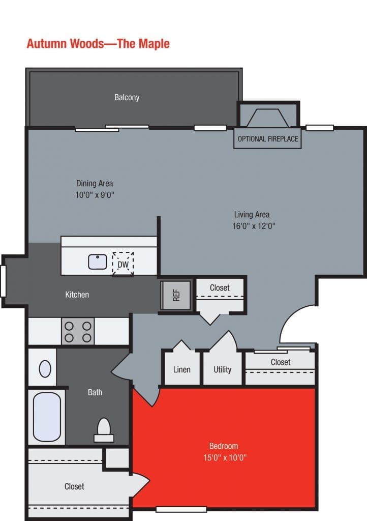 Apartments For Rent TGM Autumn Woods - Maple 