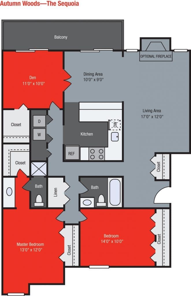 Apartments For Rent TGM Autumn Woods - Sequoia 